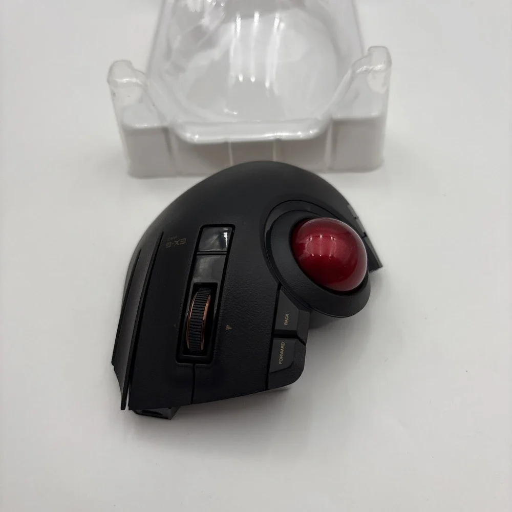 Elecom trackball mouse / thumb / 8 button / wired / wireless